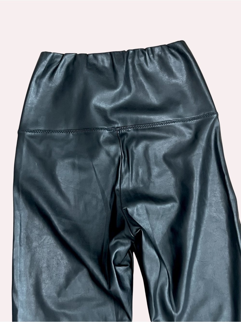 Wilfred Free Black High-Rise Daria Faux Leather Leggings- Tall - Picture 7 of 10